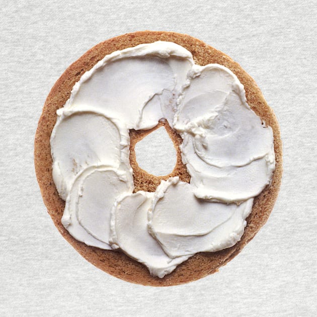 Bagel with Cream Cheese by Bravuramedia